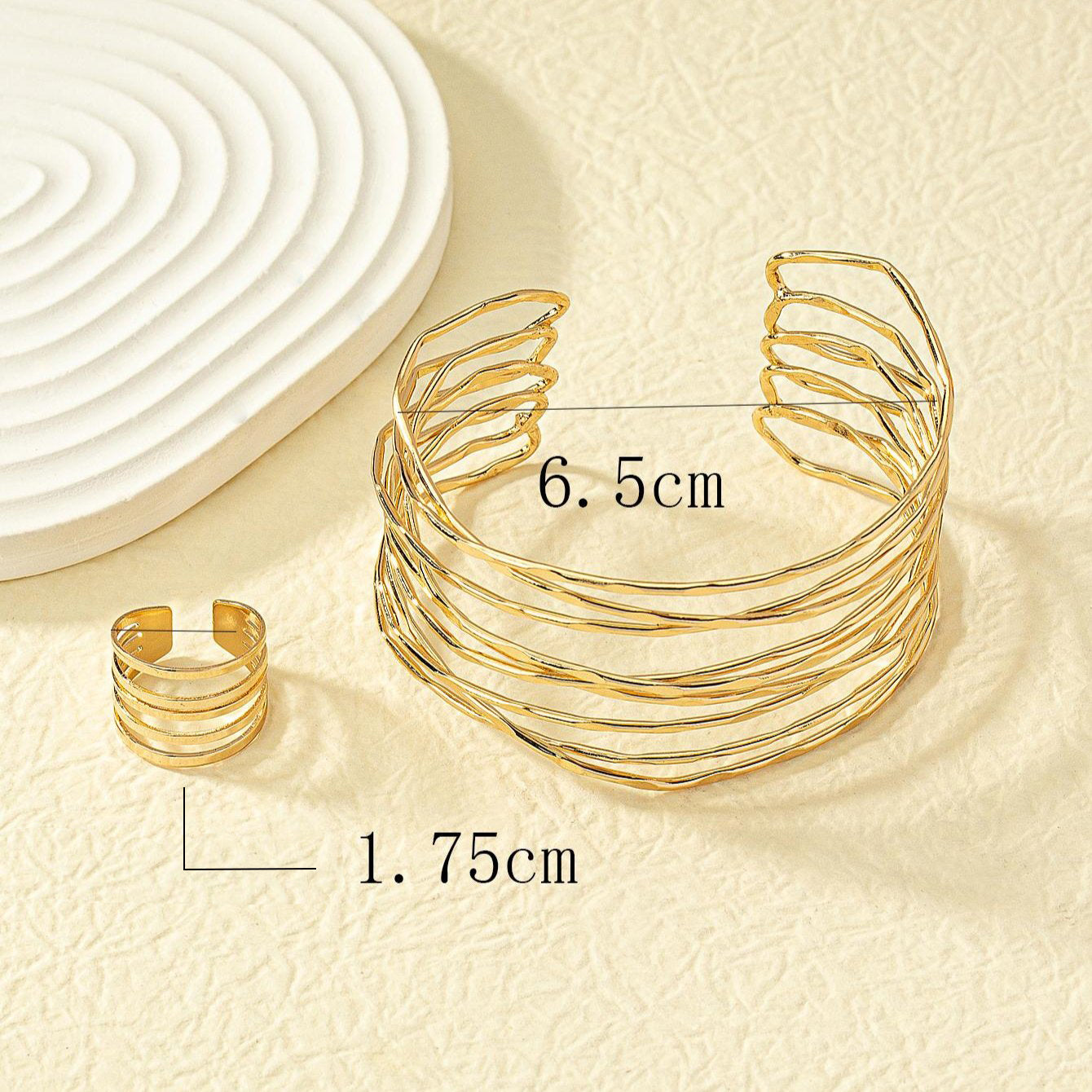 Fine Threads Set – Bracelet & Ring