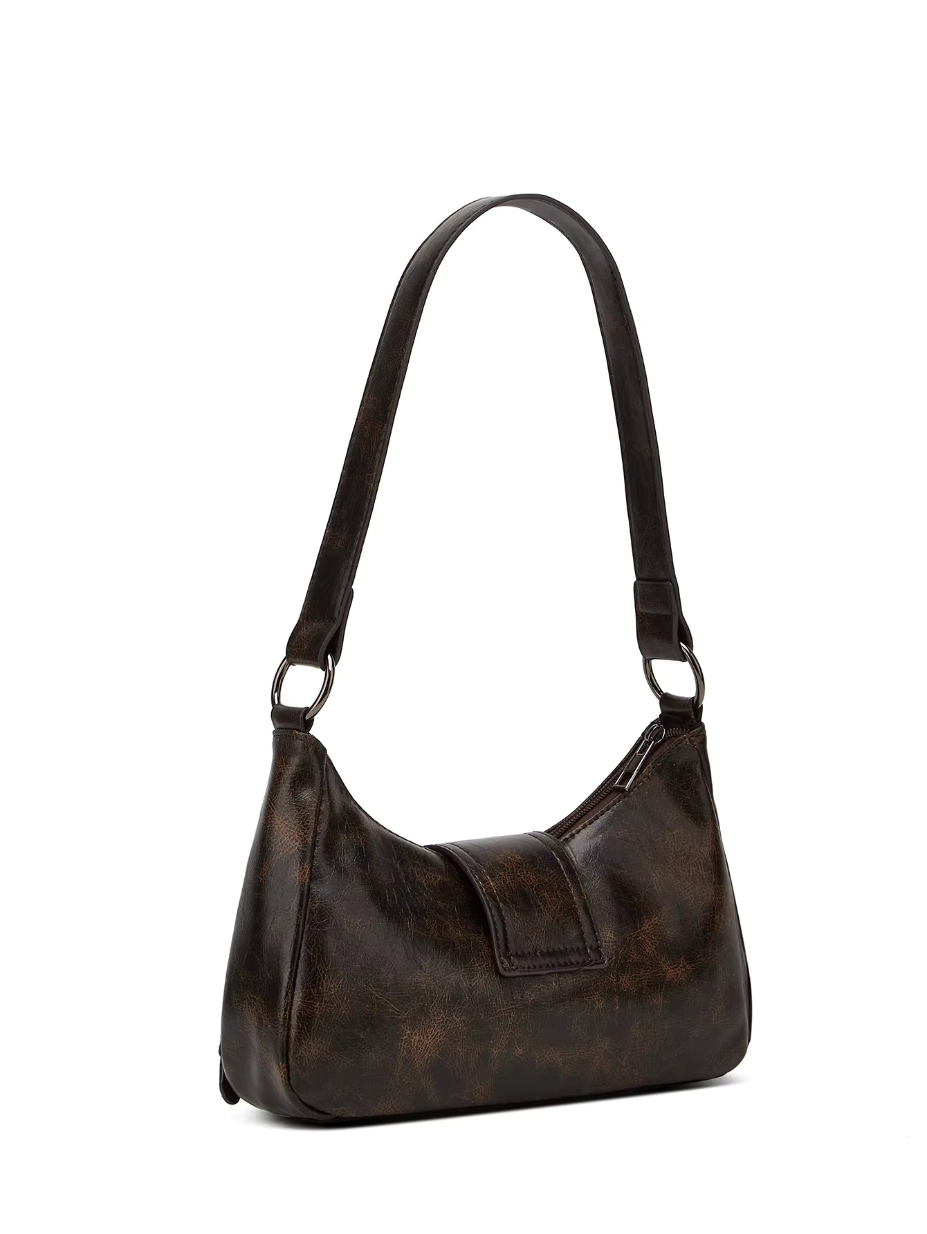 Aurelia Leather Shoulder Bag With Flap